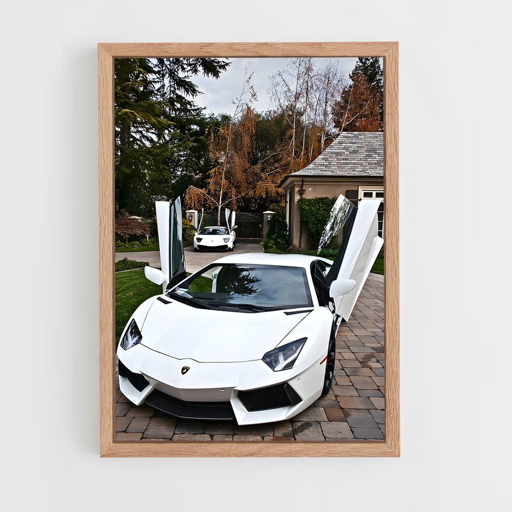 Poster Aventador Votre – affiche Lamborghini (vue 4)